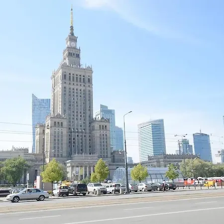 Super Central Flat With Balcony And View Of The Palace -50m From Marriott Apartment Warsaw